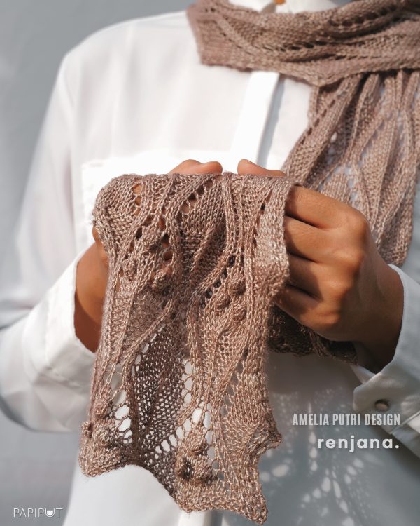 Renjana Scarf and Shawl Pattern - Image 7