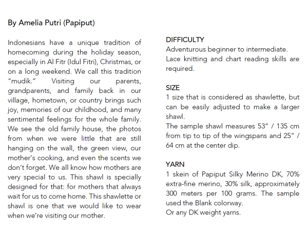 Visiting Mother Shawlette and Shawl Pattern - Image 7