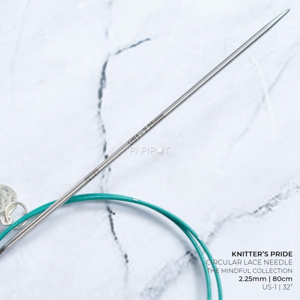 Knitters Pride Mindful Fixed Circular Needles 80cm 2.25mm - Image 4