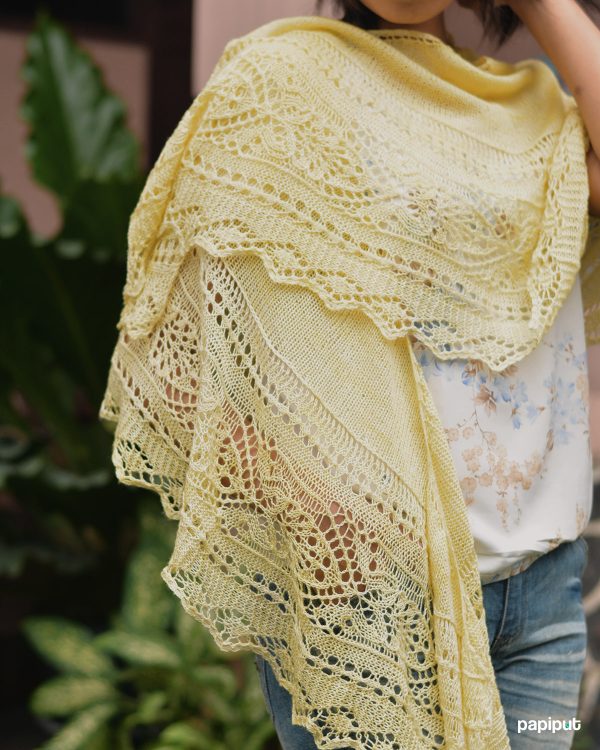 Himawari Shawl Pattern - Image 2