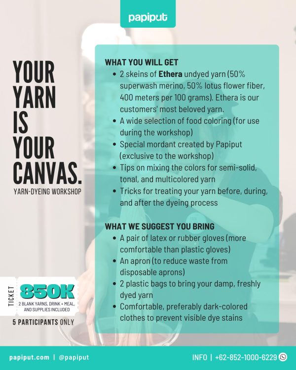 Exclusive Yarn Dyeing Workshop - Image 3
