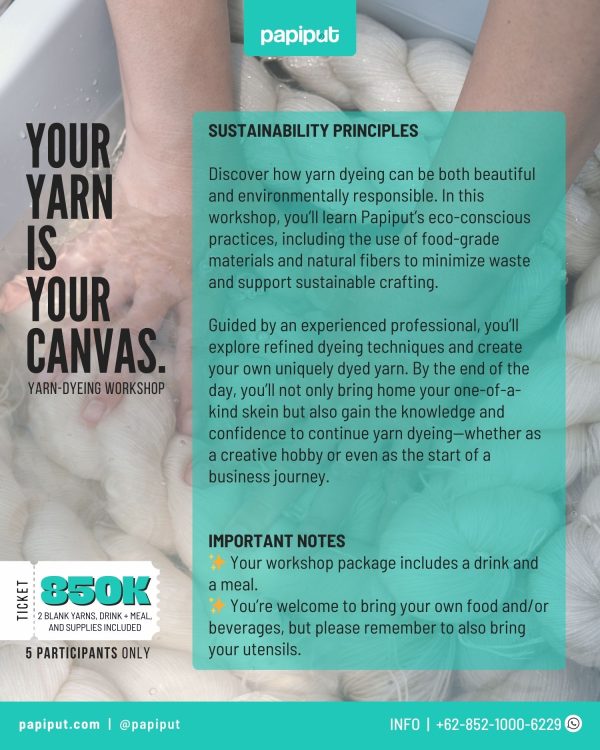 Exclusive Yarn Dyeing Workshop - Image 4