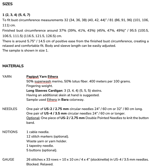 Bengawan Cardigan Pattern - Image 8